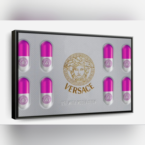 Versace 11"×17" Framed Wall Art - Picture 3 of 3